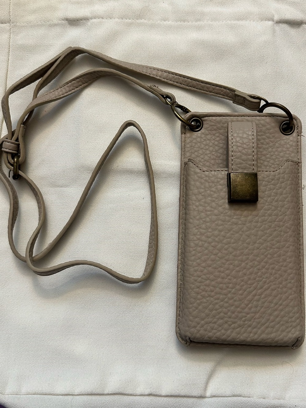 Wallis Beige Phone Crossbody Pouch